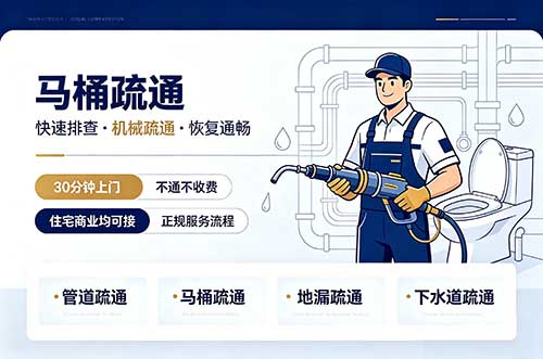 天长马桶疏通
